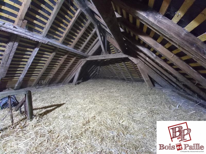 Isolation de combles perdu en botte de paille à Saint Maixent l'Ecole (79)